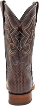 Cargar imagen en el visor de la galería, Silverton Arkansas Genuine Leather Wide Square Toe Boots (Brown)
