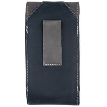 Load image into Gallery viewer, Silverton All Leather Arrowhead Cell Holster (Black/Grey)
