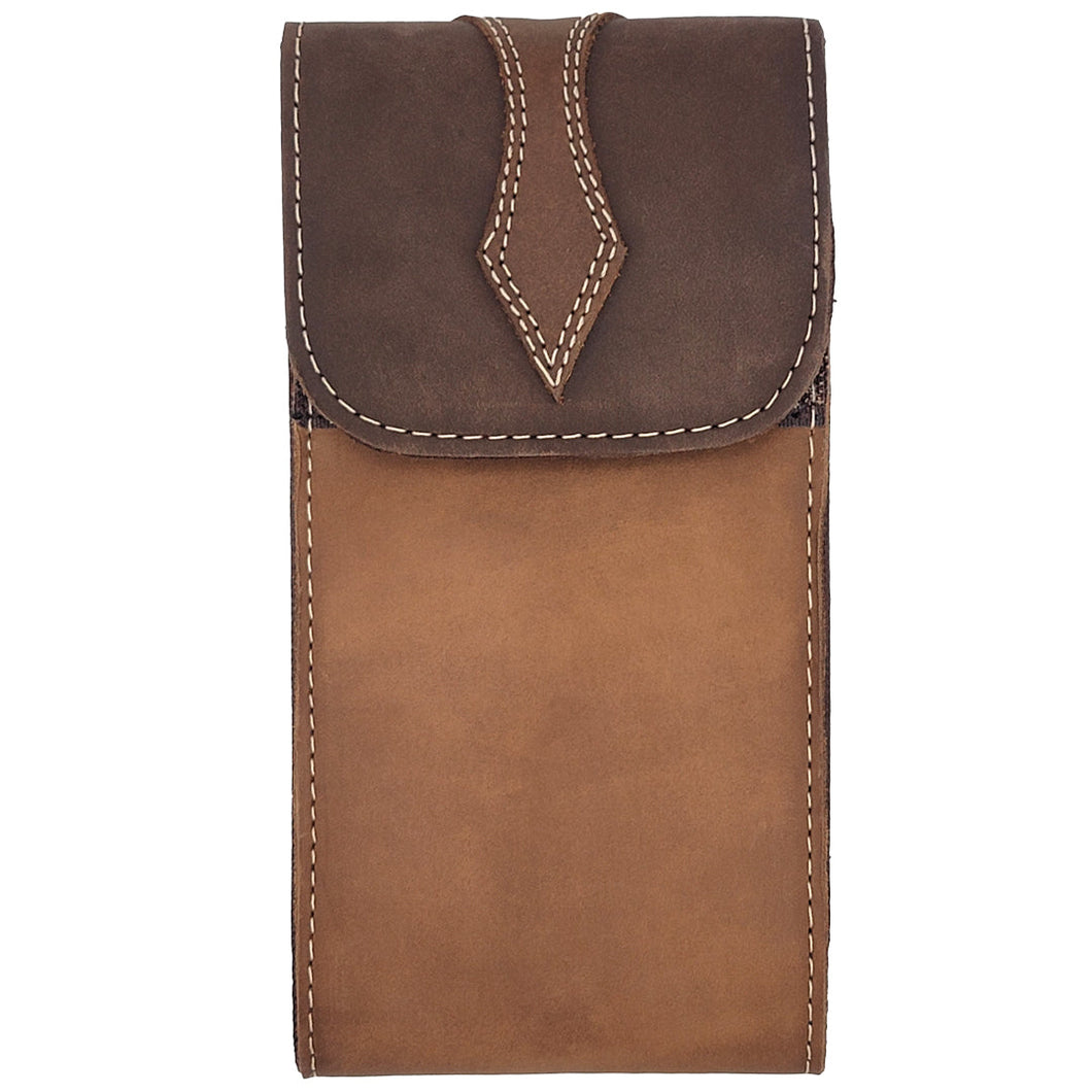 Silverton All Leather Arrowhead Cell Holster (Tobacco/Brown)