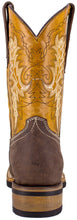 Cargar imagen en el visor de la galería, Silverton Carson Genuine Leather Wide Square Toe Boots (Honey)
