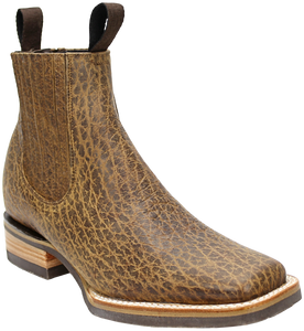 Silverton® Dakota All Leather Square-Toe Short Boots (Latten)