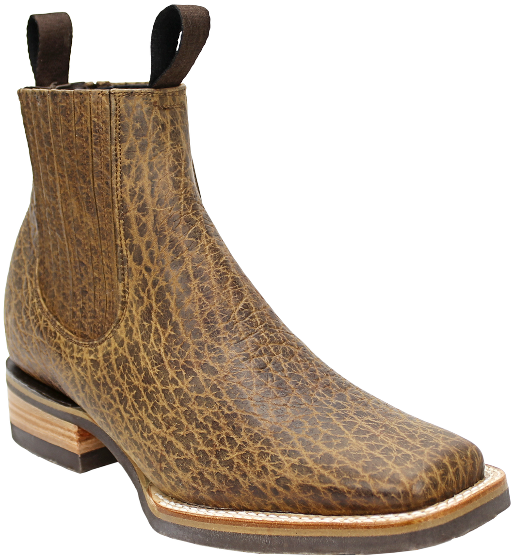 Silverton® Dakota All Leather Square-Toe Short Boots (Latten)