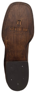 Silverton Dreamcatcher All Leather Wide Square Toe Boots (Choco)