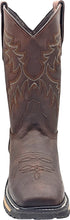 Cargar imagen en el visor de la galería, Silverton Foreman All Leather Wide Square Toe Boots (Brown)
