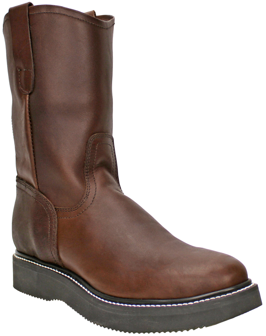 Silverton Greenfield All Leather Work Boot (Brown)