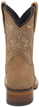 Load image into Gallery viewer, Silverton Kids Jennifer All Leather Square Toe Boots (Beige)
