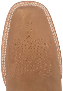 Silverton Jennifer All Leather Square Toe Boots (Beige)