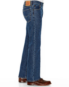 Levi's Men's 517 Bootcut Mid Rise Regular Fit Boot Cut Jeans - Dark Stonewash