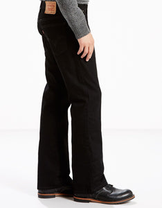 Levi's Men's 517 Bootcut Mid Rise Regular Fit Boot Cut Jeans - Black