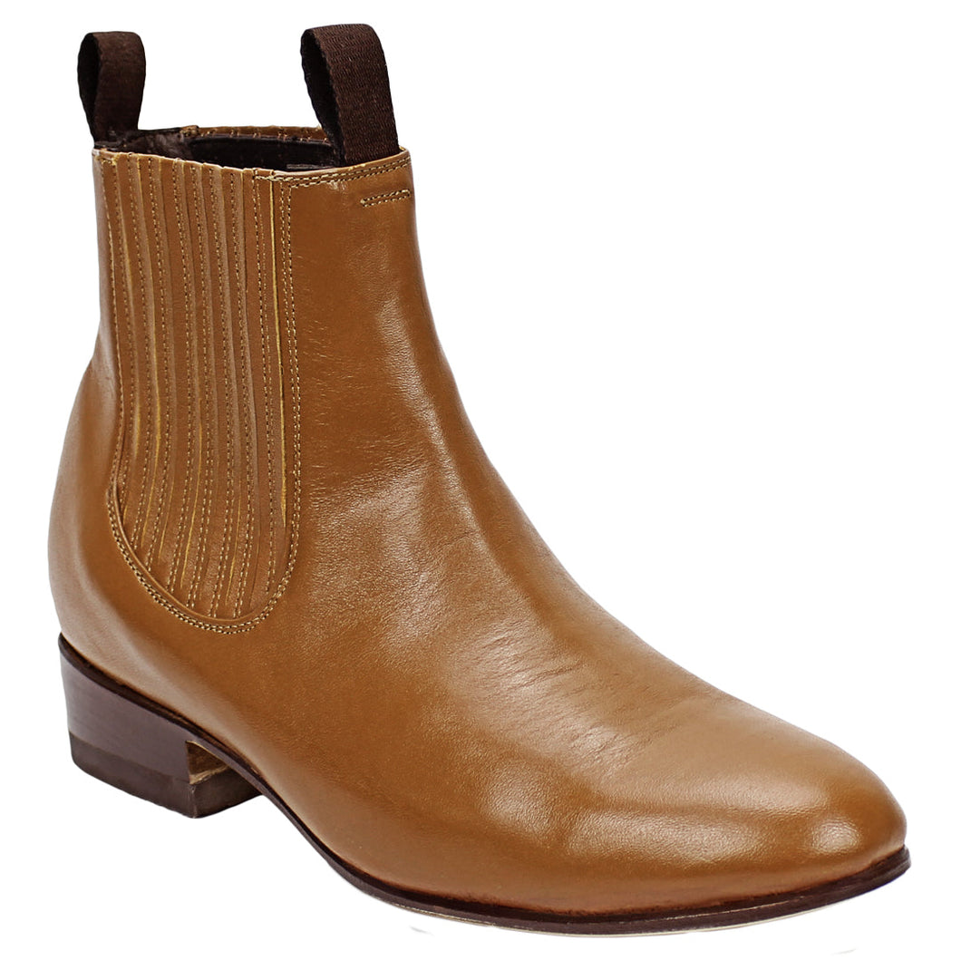 Silverton® All Leather Round Toe Short Boots (Honey)