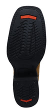 Cargar imagen en el visor de la galería, Silverton Carson Genuine Leather Wide Square Toe Boots (Honey)
