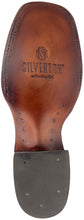 Cargar imagen en el visor de la galería, Silverton Pirarucu Print Leather Wide Square Toe Boots (Brown)
