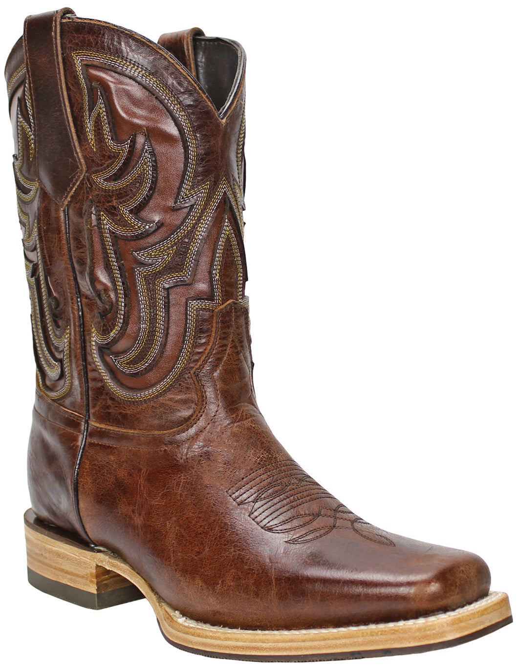 Silverton® Ranch All Leather Square-Toe Boots (Shedron)