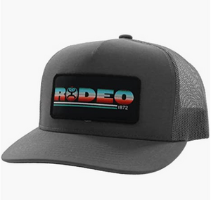 Hooey 2253T-GY "Rodeo" Grey Snap Back Cap Cap