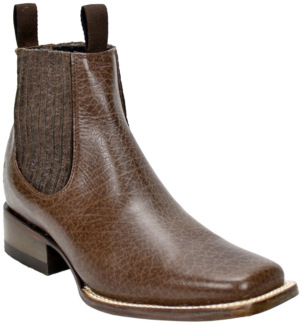 Silverton® Shoulder  All Leather Square-Toe Short Boots (Brown)