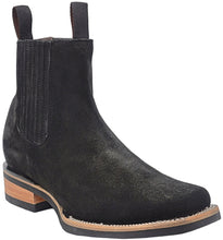 Load image into Gallery viewer, Silverton Suede Genuine Leather Square Toe Short Boot (Black)
