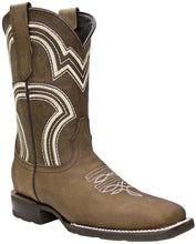 Load image into Gallery viewer, Silverton Weston All Leather Wide Square Toe Boots (Tobacco)
